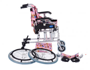 COMFORT TEKERLEKLİ SANDALYE PEMBE AYAKLARI ÇIKAR